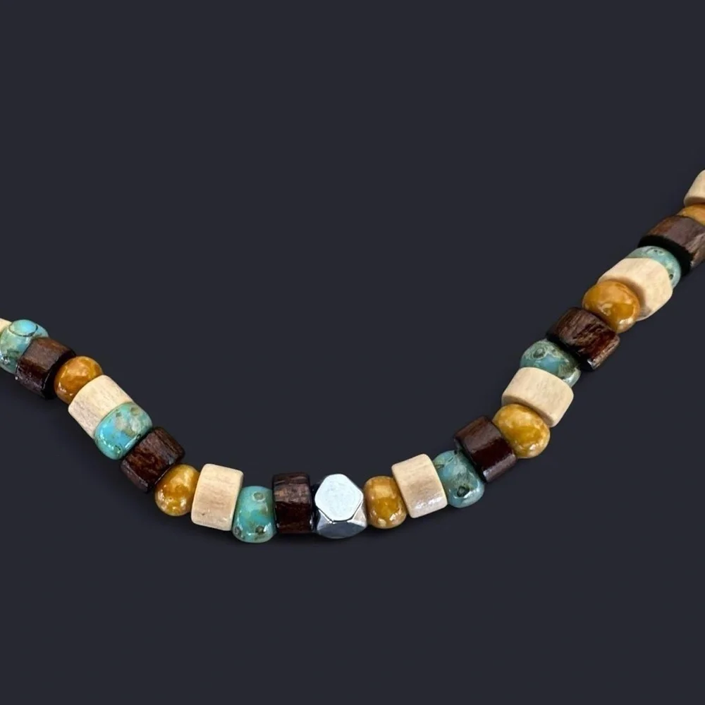 Rowan Boho Long Bead Necklace